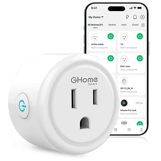 GHome Smart Plug, WiFi Smart Plugs Work by GhomeSmart