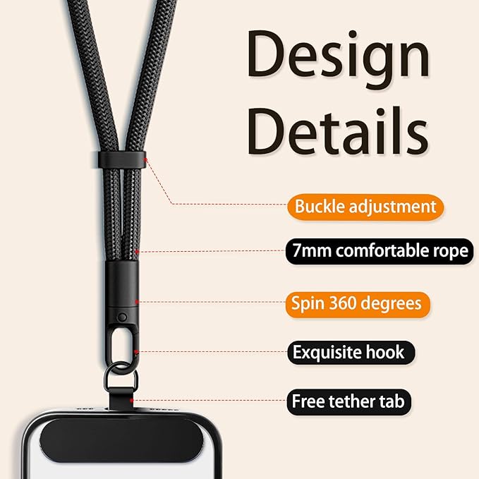 Cell Phone Lanyard, Phone Wrist Strap - Image 3