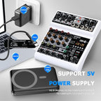 BOMGE Audio Mixer, Sound Board Mixing Console - Image 7