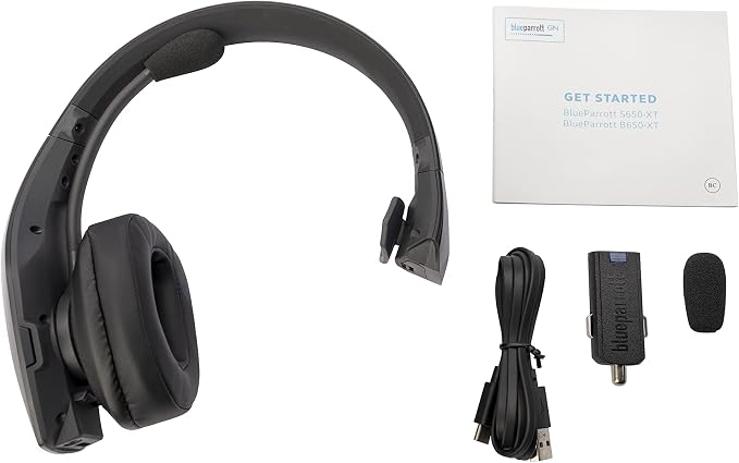 BlueParrott B650-XT Mono Bluetooth Wireless Headphones 96% Noise Canceling Over - Image 8