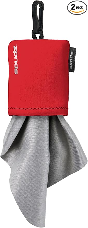 SPUDZ Ultra Microfiber Lens Cleaner – Closable Pouch, Washable – by ALPINEINNOVATIONS