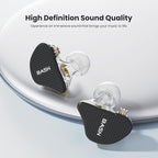 BASN Mix-PD in Ear Monitor, 1Planar Driver + 1Dynamic Driver HiFi IEM Earphones - Image 2