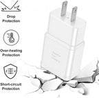 Type C Charger Fast Charging, 2 Pack USB C Android Phone Wall Charger Block & - Image 2
