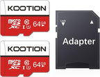 KOOTION 64GB Micro SD Card 2 Pack, Micro SDXC Memory Card Class 10 Micro SD - Image 9