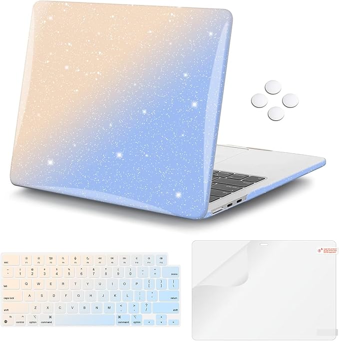 iCasso for MacBook Air 13 inch Case 2025 2024-2022 Release M4 A3240 M3 A3113 by iCasso
