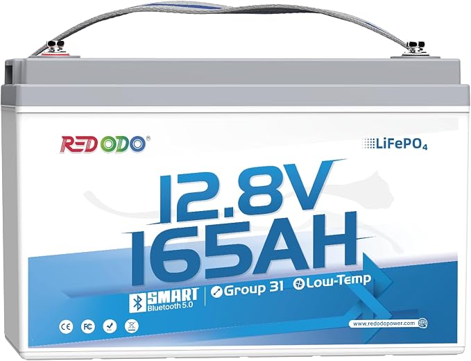 Redodo 12V 165Ah LiFePO4 Battery by PrimeDayRedodoSaveup55