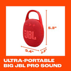 JBL Clip 5 - Ultra-Portable, Waterproof & Dustproof Bluetooth Speaker, Big Pro - Image 6