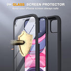 Miracase Glass Series for iPhone 11 Case 6.1 inch, Upgraded Full-Body Rugged - Image 3
