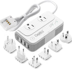 Ceptics Travel Voltage Converter -200W Convert 220V to 110V by Ceptics