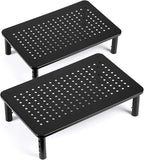 LOTEYIKE TV/Monitor Riser Desktop Stand, Flat Screen, Sturdy Metal Laptop - Image 8