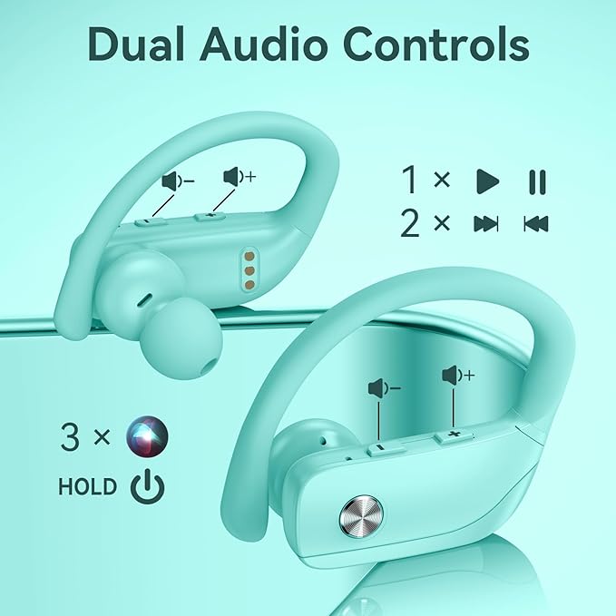 bmani Wireless Earbuds Bluetooth Headphones 48hrs Play Back Sport Earphones - Image 4