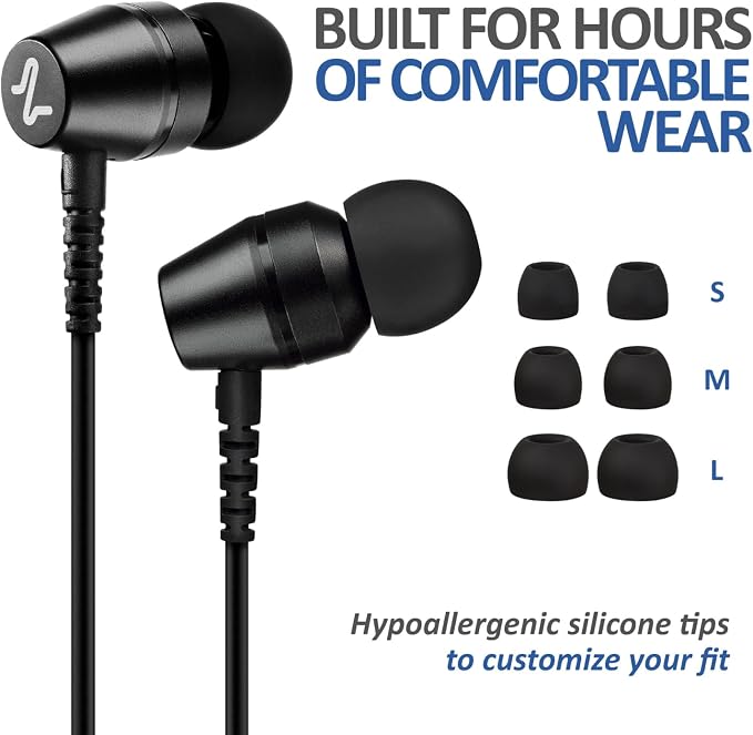 LUDOS OMNITONE Wired Earbuds in-Ear Headphones, 5 Year Warranty, Earphones - Image 6