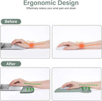 MOSISO Wrist Rest Support for Mouse Pad & Keyboard Set, Ergonomic Mousepad - Image 3
