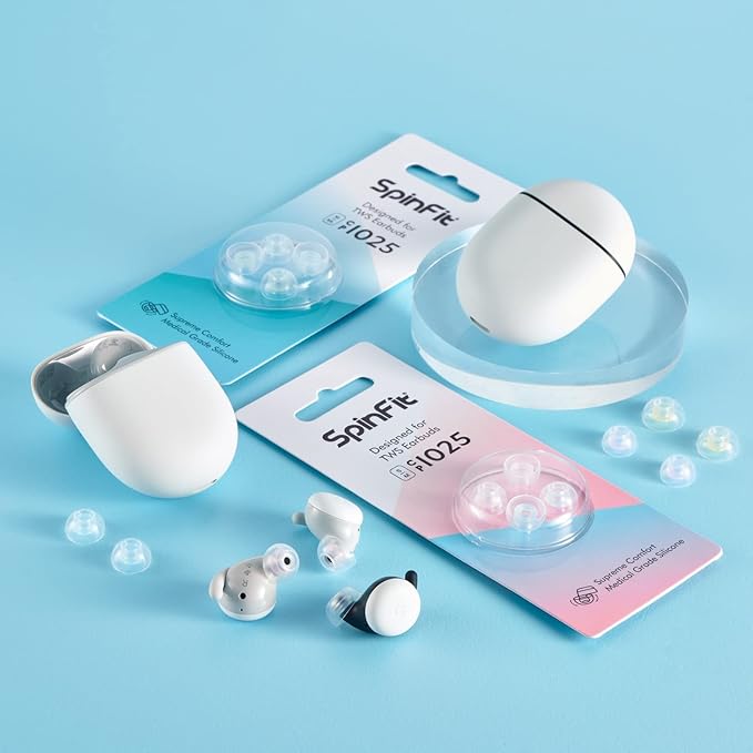 SpinFit CP1025- L/ML- Medical Grade Silicone Patented Ear Tips, Secure Fit and - Image 5