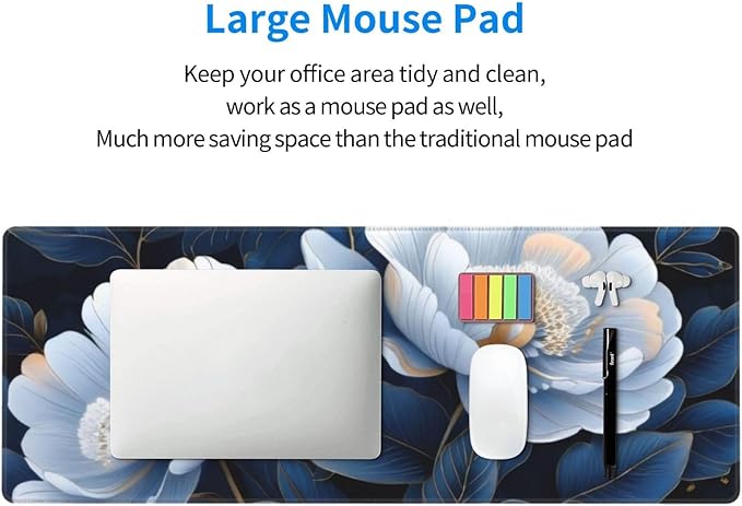 Gaming Mouse Pad, Large Non-Slip Rubber Base Mousepad, Keyboard Mouse Mat - Image 8