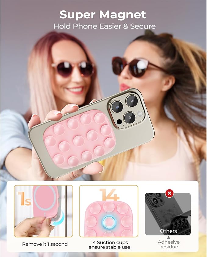 Magnetic Phone Suction Grip, Shower Phone Holder - Image 2