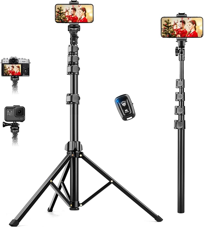 Victiv 71" Phone Tripod, Camera Stand Tripod by Victiv