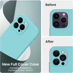 FireNova for iPhone 14 Pro Case, Silicone Upgraded Phone Case with, Soft - Image 3