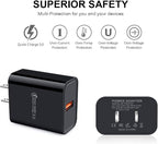 USB Type C Charger Fast Charge Dual USB Wall Plug Charging Blocks Android C - Image 5