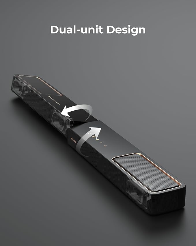 ULTIMEA 5.1.2ch Sound Bar with Dolby Atmos, Surround Sound System - Image 9
