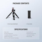 NEEWER Entry Level Version Mini Tripod - Image 8
