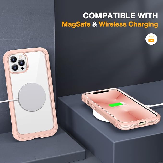 Miracase Glass Case for iPhone 13 Pro Max 6.7 inch, Upgrade Full-Body Clear - Image 6