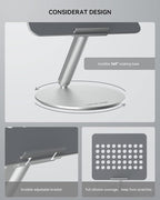 LULULOOK Laptop Stand for Desk 2025, 360 Rotating Adjustable Laptop Riser - Image 5