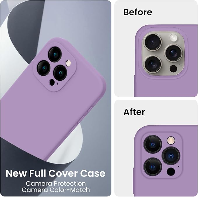 FireNova Designed for iPhone 15 Pro Max Case, Silicone Upgraded Phone Case with - Image 3