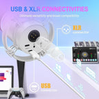 MAONO XLR/USB Dynamic Microphone, RGB Gaming Mic - Image 6
