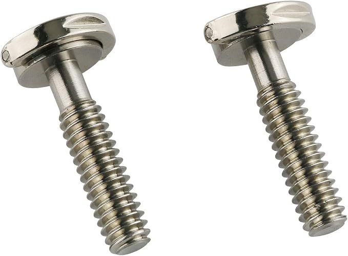 E-outstanding D Ring Hinged Screw 2PCS 1/4-20 Thread D-Ring Stainless Steel by E-outstanding