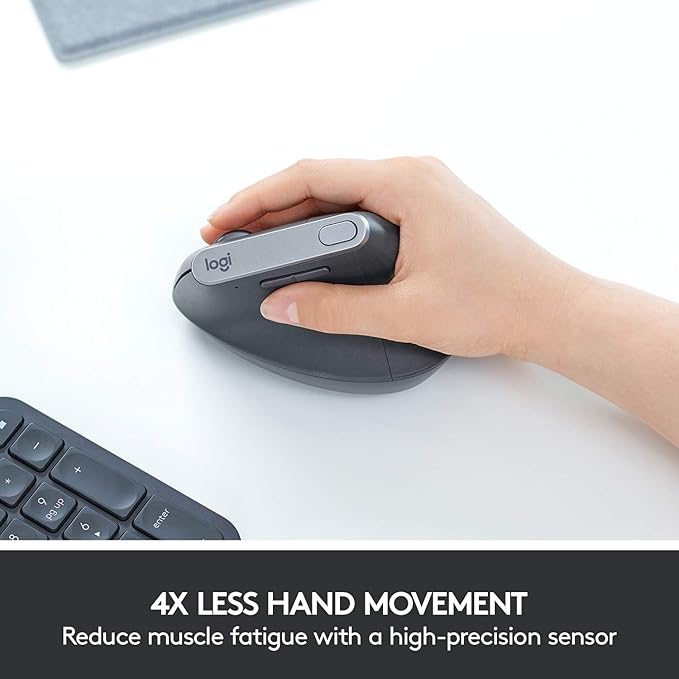 Logitech MX Vertical Wireless Mouse – Ergonomic Design Reduces Muscle Strain - Image 5
