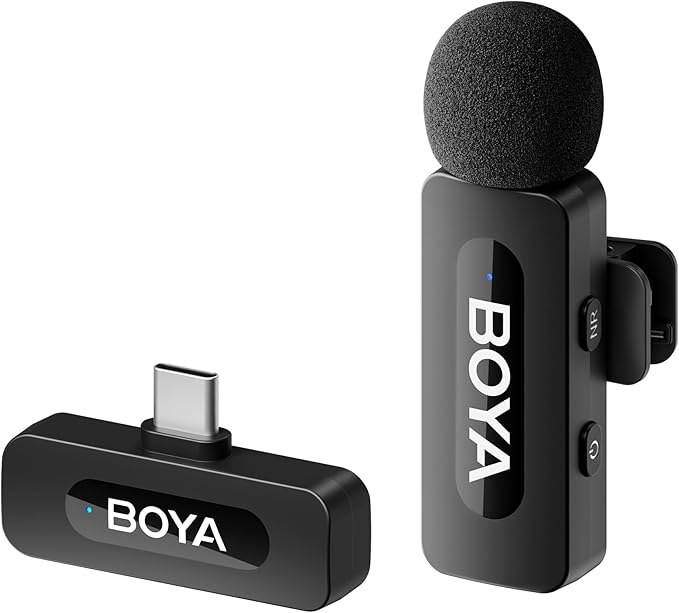 BOYA BY-V10 USB-C Wireless Lavalier Microphone by BOYA