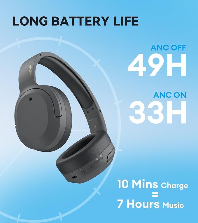 Edifier W820NB Plus Hybrid Active Noise Cancelling Headphones - Image 7