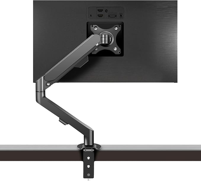 Monitor Arm Desk Mount Single 17-34 inch Portable Adjustable Vesa Stand Gas by HILLPORT