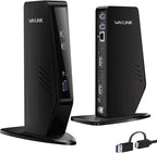 WAVLINK USB C Docking Station Dual Monitor, Dual 5K/4K@60Hz Displaylink Docking by WAVLINK%C2%AE
