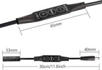 PNGKNYOCN DC 12V LED Strip Lights Dimmer DC 5.5 * 2.1mm Male to Female Mini - Image 4