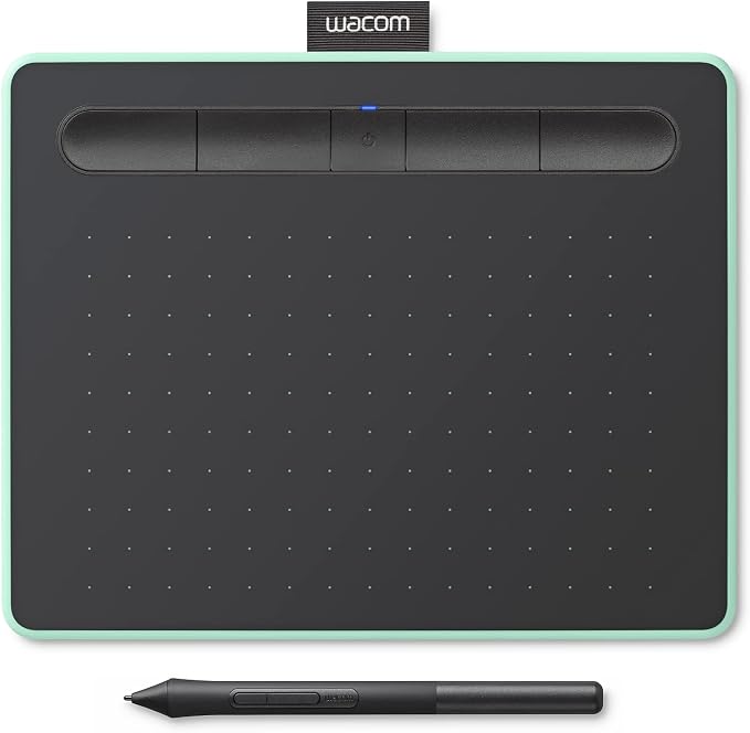 Wacom Intuos Small Bluetooth Graphics Drawing Tablet, Portable by Wacom