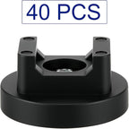Yookeer 40 Pcs Magnetic Zip Tie Mount Base Black Magnetic Cable Clips Wire - Image 5