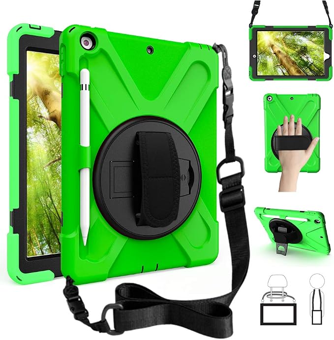 ZenRich Shockproof Case for iPad 9th/8th/7th Generation 10.2 inch 2021/2020/2019 by ZenRich