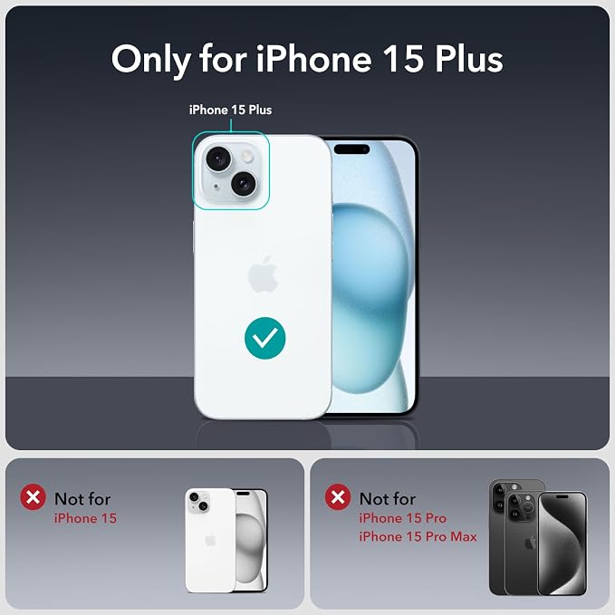 ESR 3+1 Pack for iPhone 15 Plus Privacy Screen Protector Set, Anti-spy - Image 9