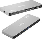 Plugable Thunderbolt 4 Dock for Quad Monitors 100W, Thunderbolt Docking Station by Plugable
