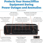 Tripp Lite 850VA UPS Desktop Battery Backup and Surge Protector, 5 Outlets - Image 2