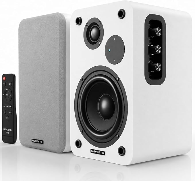 Active Bookshelf Speakers 36W RMS by MEVOSTO