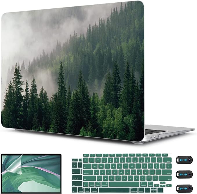 CISSOOK Compatible with MacBook Air 13 inch Case 2021 2020 2019 2018 Release by CISSOOK