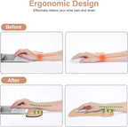 MOSISO Wrist Rest Support for Mouse Pad & Keyboard Set, Ergonomic Mousepad - Image 3