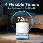 44oz Small Dehumidifier for Home, Auto-Off Quiet Portable Dehumidifier - Image 6