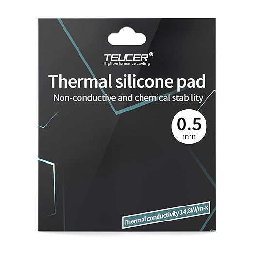 Thermal Pad 14.8 W/mK, Non Conductive Heat Resistance High Temperature by WithFlying