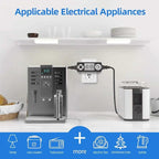 TiFFCOFiO New Digital Timer Outlet, Dial Programmable Method, Indoor Plug in - Image 4