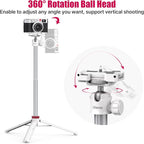 ULANZI MT-44 Extendable Phone Tripod, 360° Ball Head Camera Tripod - Image 4