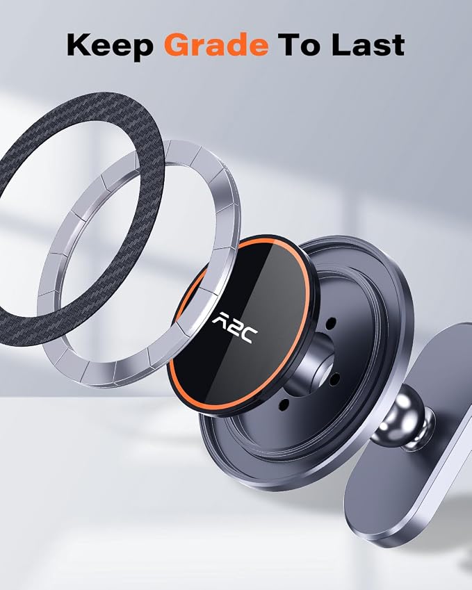 A2C Alloy Magnetic Golf Cart Phone Holder Compatible - Image 6